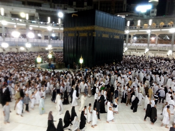 Kabe'de yağmur sevinci