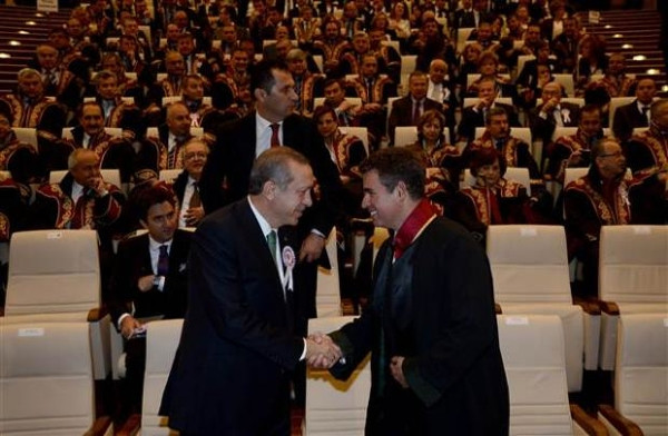 Devletin zirvesi Danıştay töreninde
