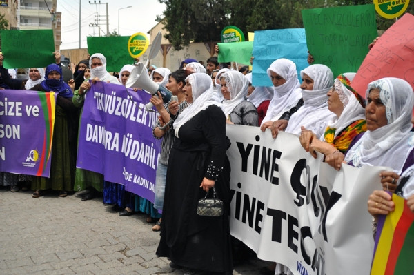 Cizre'de tecavüz protestosu