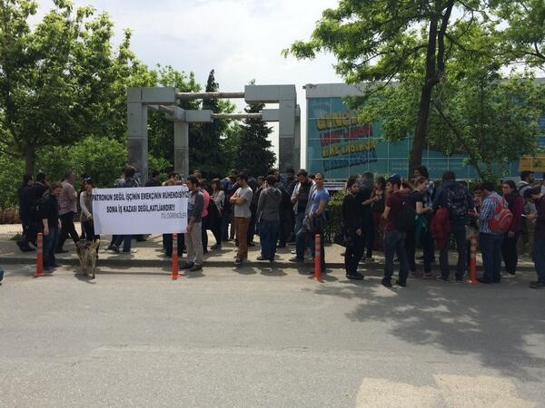 Acı olay protesto edildi
