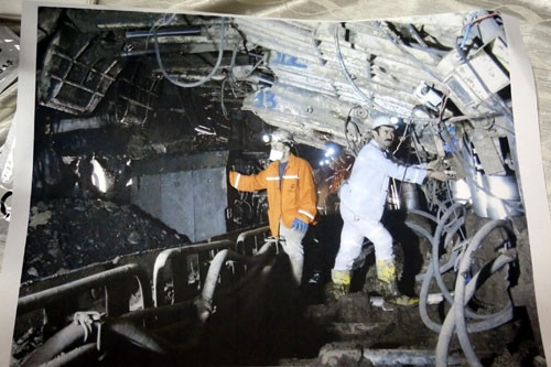 Soma'da madendeki yaşam odaları