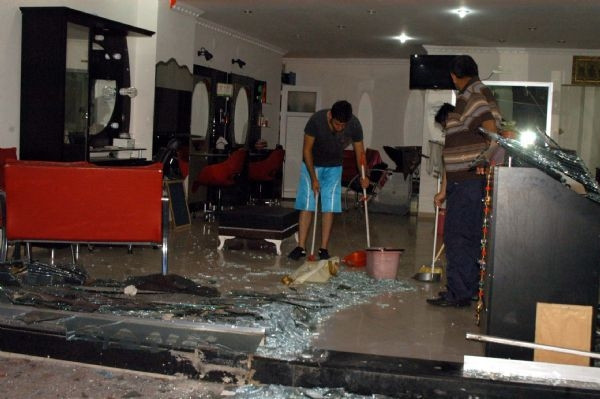 Mersin'de korkutan patlama