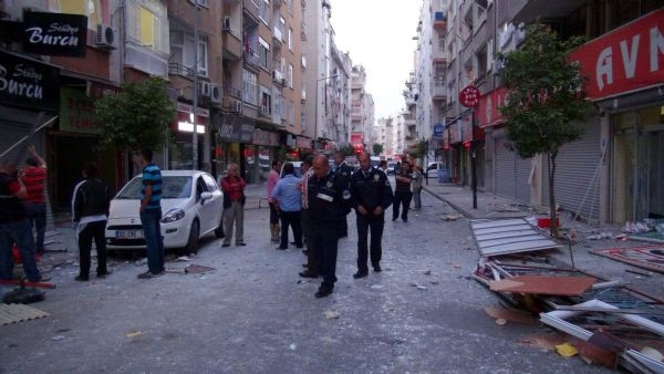 Mersin'de korkutan patlama