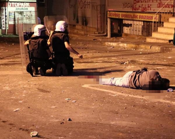 İstanbul'da gergin gece