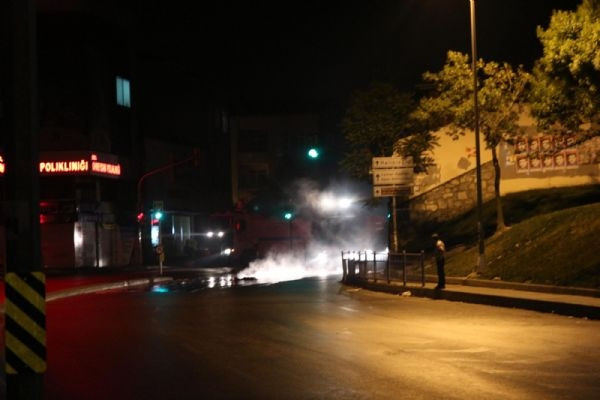 İstanbul'da gergin gece