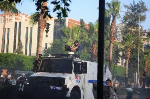 TOMA'nın üstüne çıkınca..