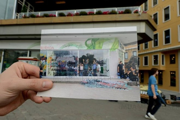 Orantısız zeka yine Taksim'de