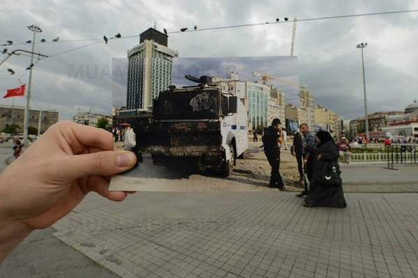 Orantısız zeka yine Taksim'de