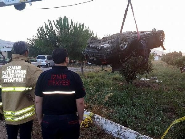 Foça'da esrarengiz kaza..
