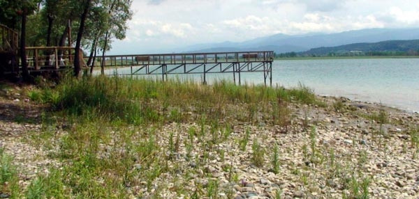 Sapanca Gölü'nde 10 ay önce ve 10 ay sonra fotoğrafı