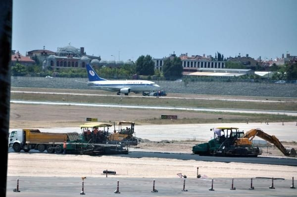 Atatürk Havalimanı'nda faciadan dönüldü!