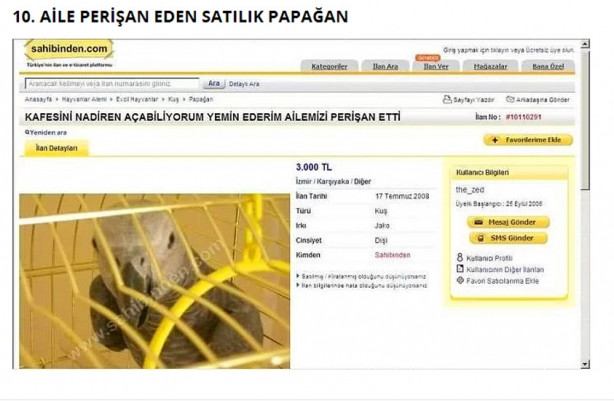 Efsane olmuş ilanlar