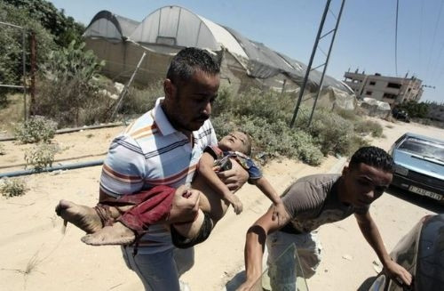 İsrail'den Gazze'ye yangın bombası