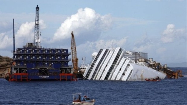 Costa Concordia gemisi faciasından görüntüler yayınlandı