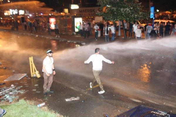 İsrail protestosuna müdahale!