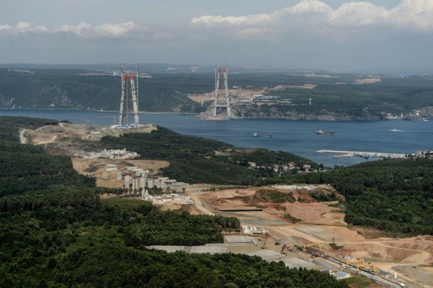 3. Köprü havadan görüntülendi
