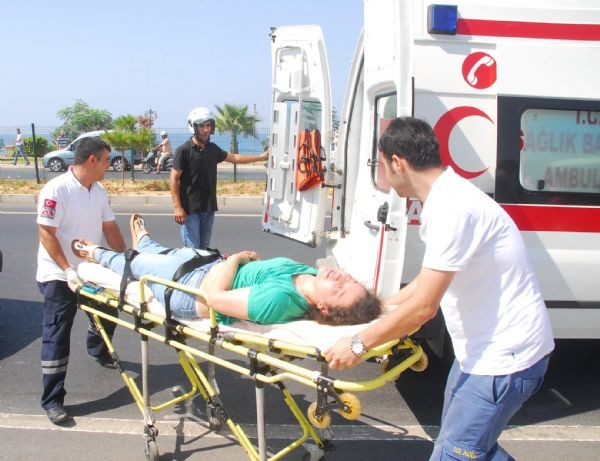 Motosikletlinin feci ölümü