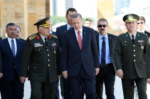İlk kez komutanlarla hatıra fotoğrafı