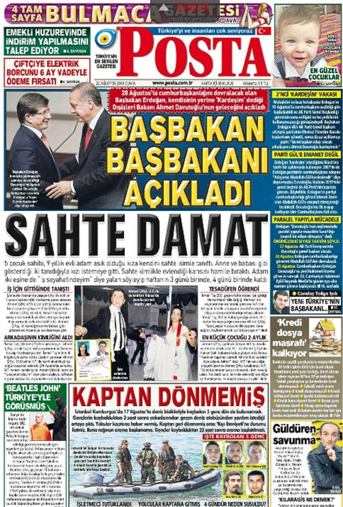Davutoğlu'nun adaylığını basın böyle gördü