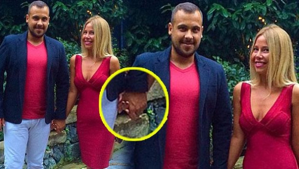 Ümit Erdim ve sevgilisi ele ele