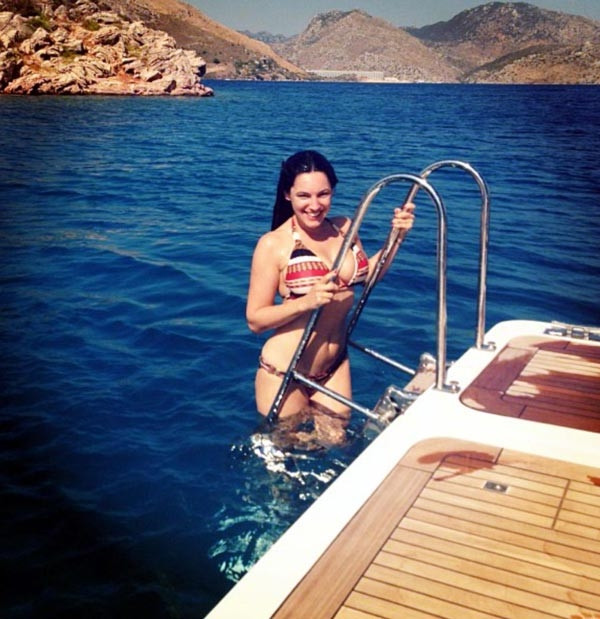 Kelly Brook, Marmaris ve Bodrum'u gezdi