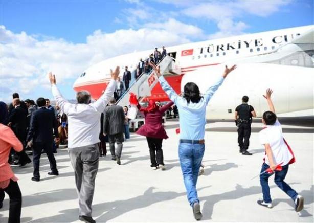 Serbest kalan Türkler Ankara'da