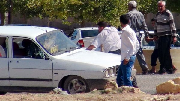 Kavga ettiği sürücüyü ezmeye kalkıştı