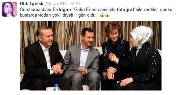 Erdoğan'ın Esad ile ilgili sözleri sosyal medyada olay oldu