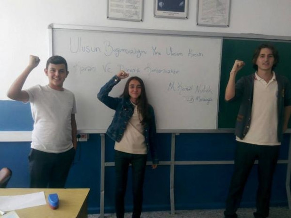 Liseliler Nutuk'un 87'nci yılını kutladı
