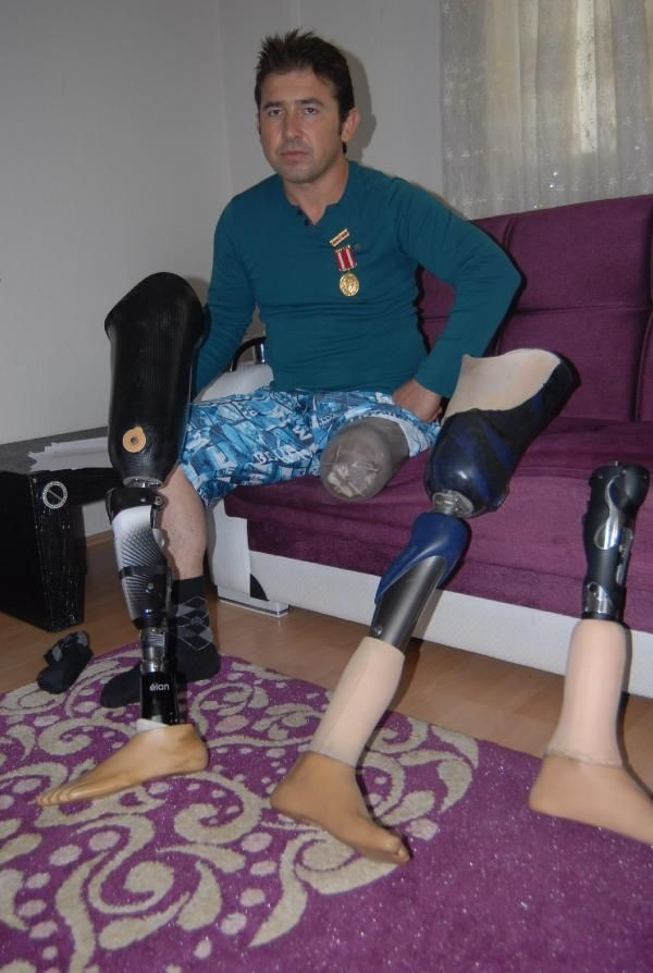 Gazinin protez bacağına haciz!..