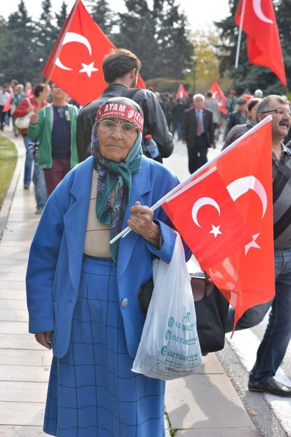 Anıtkabir'de çeyrek milyon ziyaret