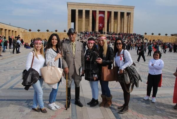 Anıtkabir'de çeyrek milyon ziyaret