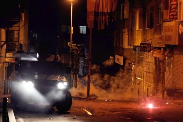 Okmeydanı'nda gergin gece