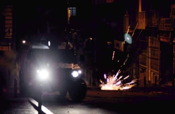 Okmeydanı'nda gergin gece