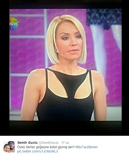 Kıyafeti alay konusu oldu