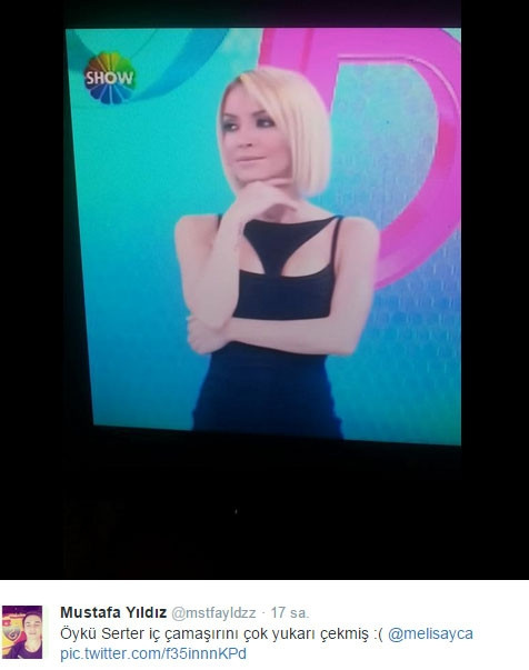 Kıyafeti alay konusu oldu