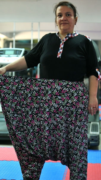 Boşandığı kocasına inat 8 ayda 65 kilo verdi