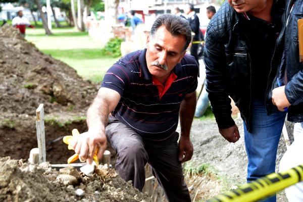 Doğalgaz çalışmasında insan kemikleri ortaya çıktı