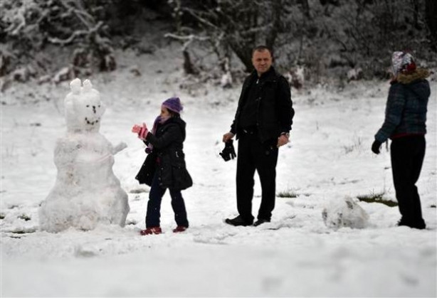 Kar kalınlığı Abant'ta 10, Kartalkaya'da 20 santimetreye ulaşt