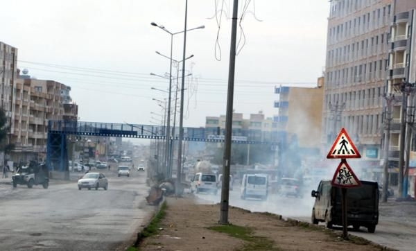 Silopi'de olaylı kobani protestosu