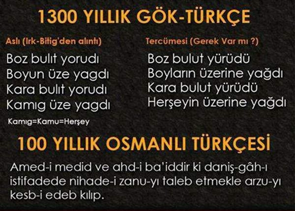 Bunlar da zorunlu Osmanlıca capsleri