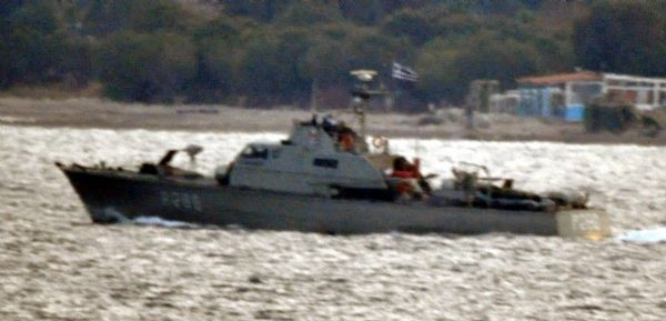 Yunan Sahil Güvenliği, Türk SAT intikal botuyla tanıştı