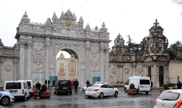 Dolmabahçe'de hareketli dakikalar!
