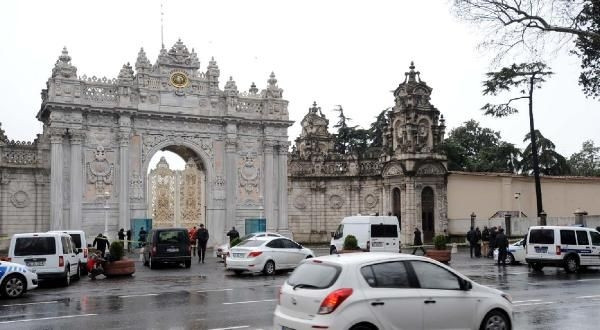 Dolmabahçe'de hareketli dakikalar!