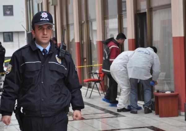 Belediyede dehşet anları
