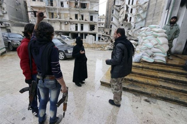 Halep'te 'Ayşe Ana Tugayı' görüntülendi...