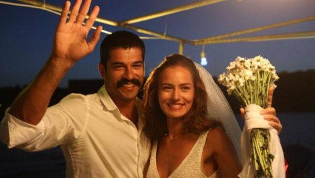 Burak Özçivit ve Fahriye Evcen'den nikah provası
