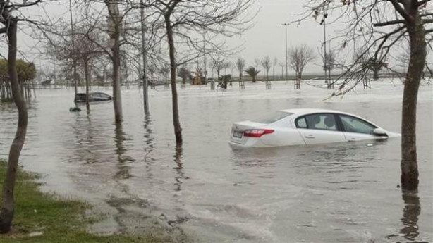 Pendik'te deniz ve kara birleşti
