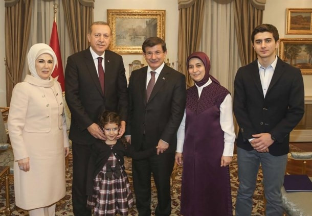 Erdoğan'dan Davutoğlu Ailesine sürpriz ziyaret