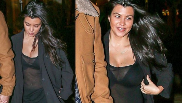 Kourtney Kardashian doğumdan sonra